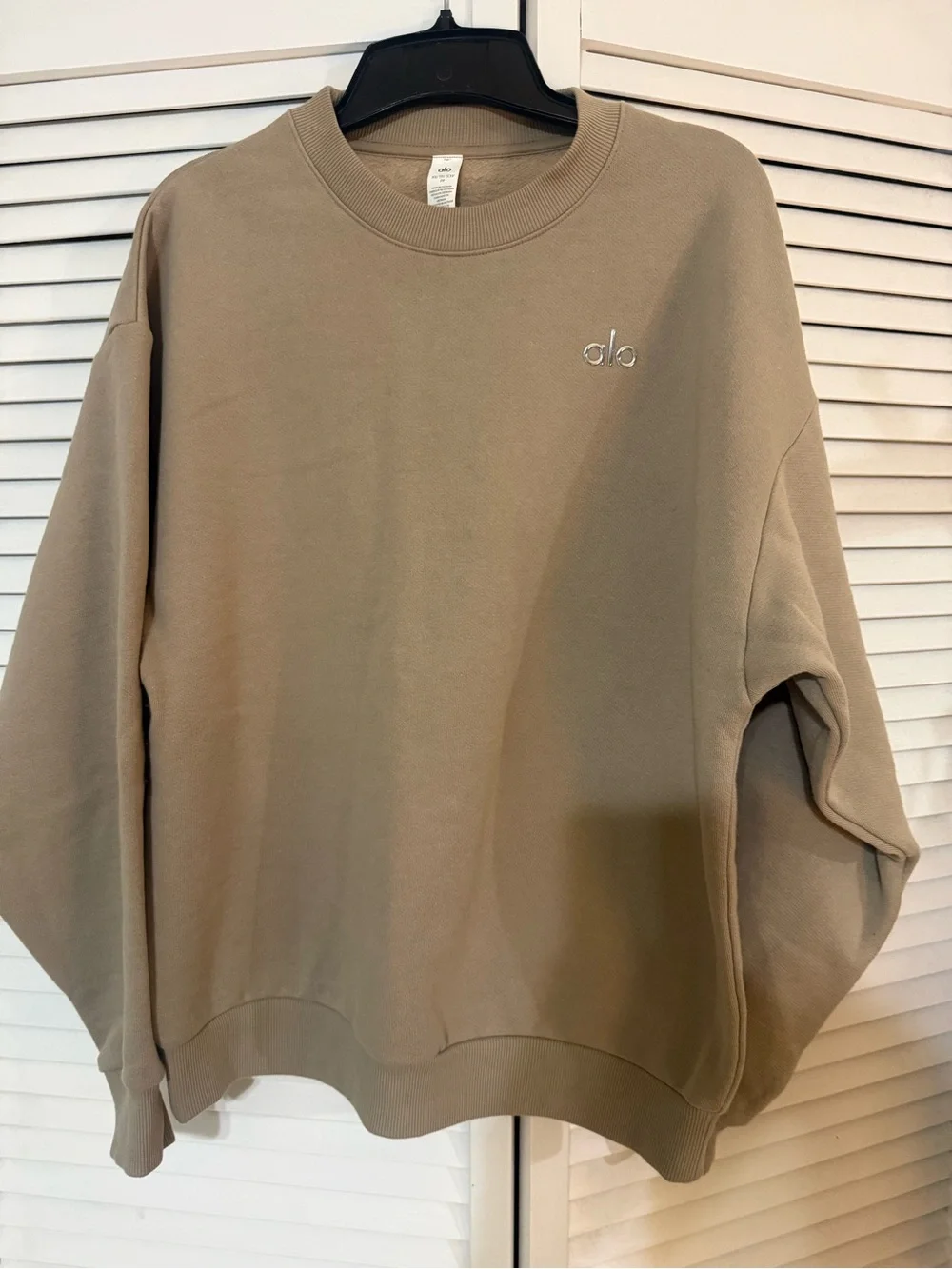 ALO Yoga Men's Crewneck Sweater - Taupe